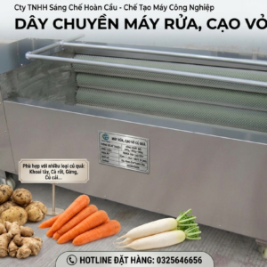 Máy Rửa, Cạo Vỏ Rau, Củ, Quả
